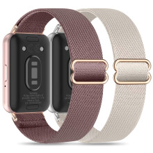 EverAct Elastic Strap Compatible with Samsung Galaxy Fit 3 Replacement Strap for Samsung Galaxy Fit 3 SM-R390 Nylon Replacement Strap Sport Wrist Wat