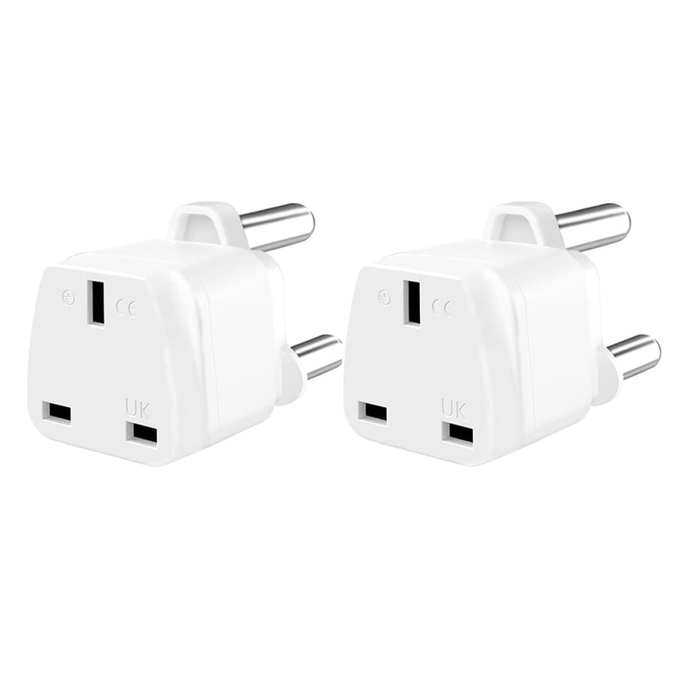 Lukeli Uk To South Africa Plug Adapter South Africa Power Adapter 3-Pin Uk Travel Adapter For South Africa Namibia Swaziland Lesotho Bhutan Botswana 5003420436805