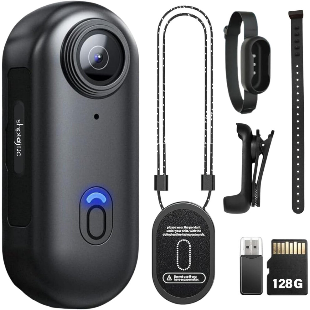 Songyuka 128G 1080P Body Camera,Wearable Body Cam 70503319