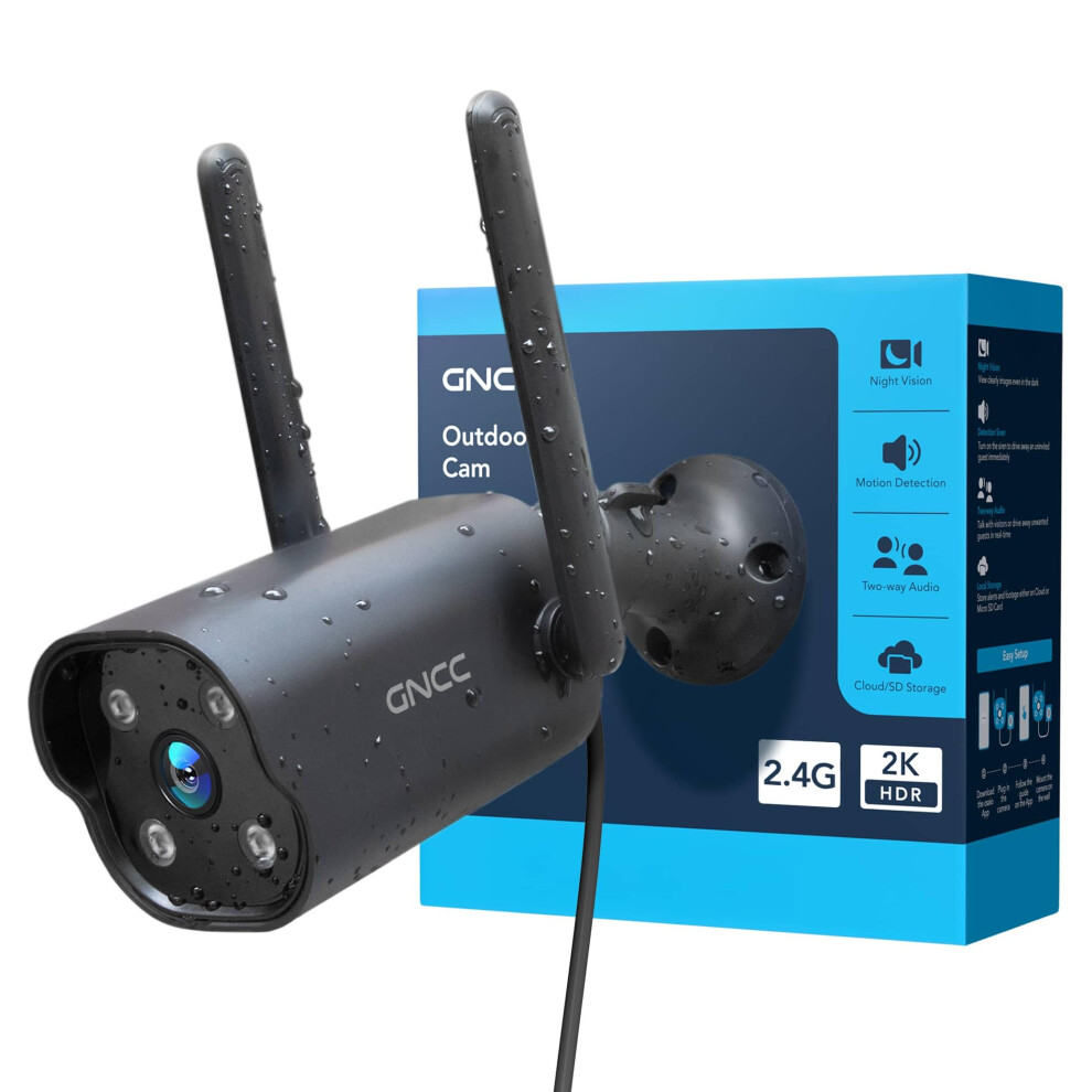 Gncc 2K Outdoor Cctv Camera, Home Security Camera 77941619
