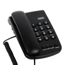 ?Landline Telephone for Home, Basic Model Desktop Phone with One Key Redial, Easy to Operate?