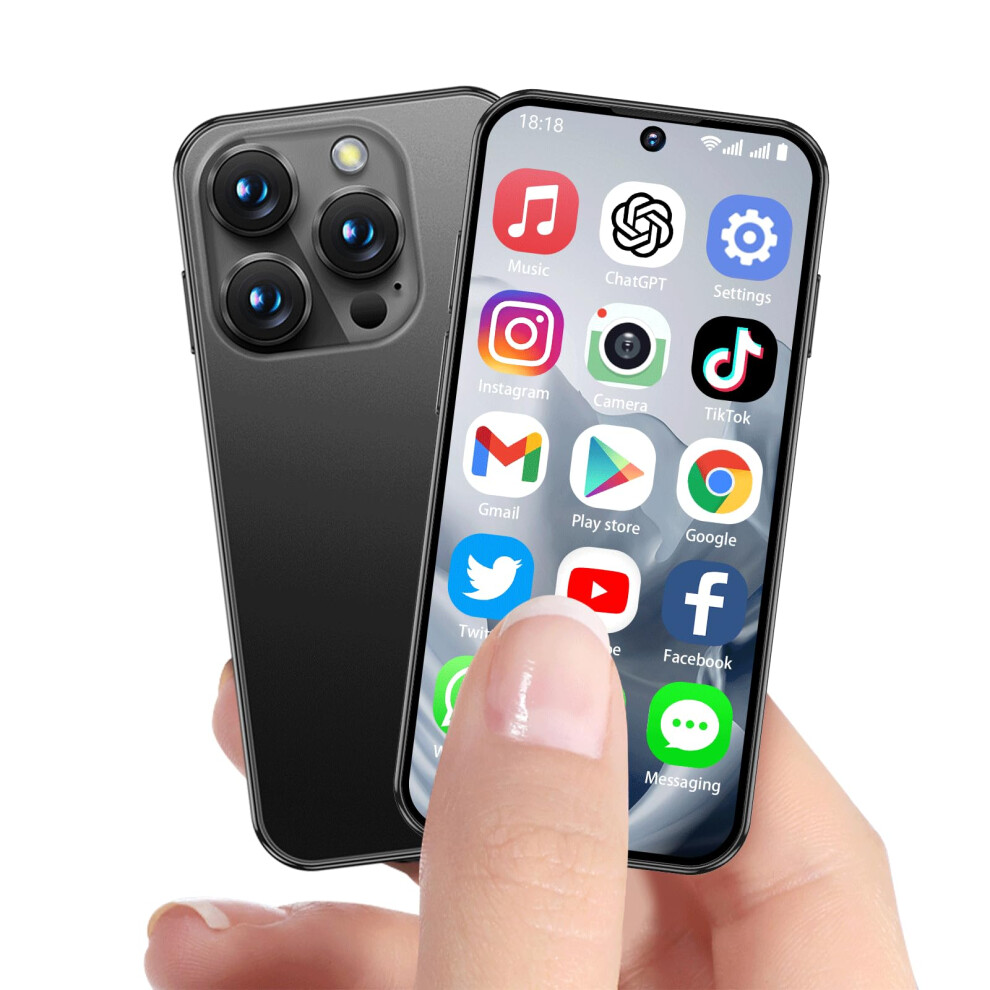 BLKE Upgraded Mini Phone 4G Mini Smartphone Unlock