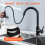 HASVREOG Kitchen Pull-Down Faucet with High Arc Spout, Dual Function Spray Head,High - Performance Pull - Out Kitchen Sink Faucet,Easy Installation (M 5