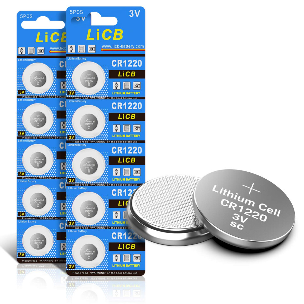 Licb Cr1220 3V Lithium Battery(10Pcs) 5004476208187
