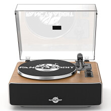 Record Player with Speakers, Turntables for Vinyl Records with AT-3600L Cartridge, Belt Drive 2-Speed (33/45 RPM), All in One Vinyl Player for Music