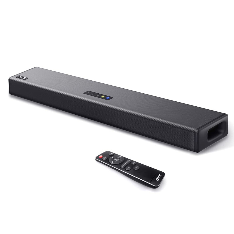 Oxs S3 Soundbar For Tv, Home Theater Audio With Bluetooth 5.0, Dynamic Bass, 3D Surround Sound, Dialogue Enhancement, Aux/Optical/Coaxial Compatible, 197644034666