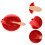 2Ensembles Bols Cuillères Silicone Rouge Pour Sevrage Bébé 11