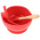 2Ensembles Bols Cuillères Silicone Rouge Pour Sevrage Bébé 2