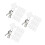 180Pièces Marques-Clés Blanches Pour Organisation Et Label 4