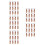 60Pièces Tags Bois Khaki Collier DIY Bord Lisse Durable 6
