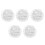 5Pcs Round Elastic PVC Table Covers Transparent Waterproof Tablecloths 6