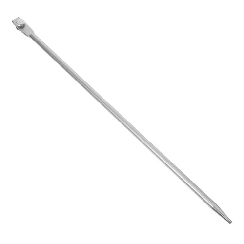 2Pièces Piquet De Fer Argenté Installation Rapide Pour Antenne 1