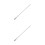 2Pièces Piquet De Fer Argenté Installation Rapide Pour Antenne 9