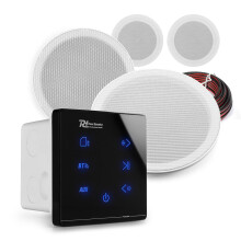 Power Dynamics 4x MSLP65 Marine Ceiling Speakers W
