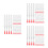 180Pièces Pinceaux Silicone Rouge Couvercle Reutilisables 6