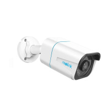 Reolink 4K PoE CCTV Security Camera with Smart Human/Vehicle Detection, IR Night Vision, IP66 Weatherproof Supports Audio Recording, microSD Card Slo