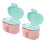 6Pièces Boîte De Rose PP, Distributeur Étanche Compact 1