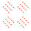 200St Cupcake Picks Cake Versiering Feest Party Decor 9