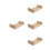 4Pièces Planche En Bois Beige Pour Exposer Modeler Spécimens DIY 5