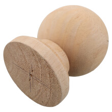 3Pièces Embouts En Bois Naturel Kaki Pour Meubles Décorations DIY
