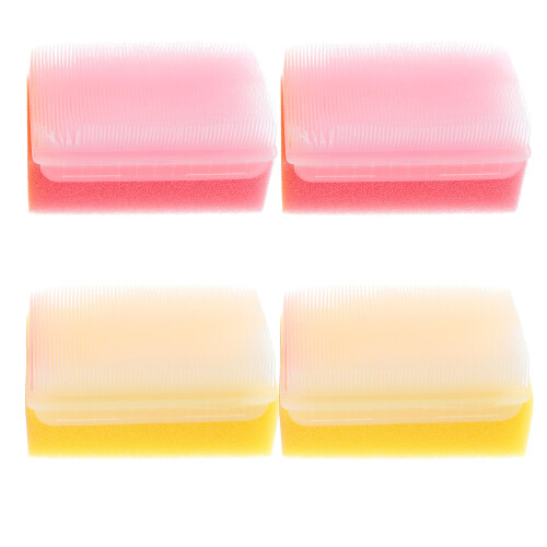 8Pièces Douce Éponge Ergonomique Couleurs Assorties 2