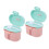 6Pièces Boîte De Rose PP, Distributeur Étanche Compact 2