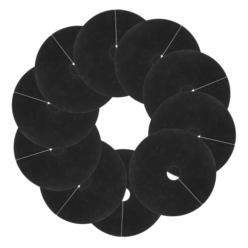 20Pcs Tree Root Protector Non Woven Breathable Mulch Ring for Gardens
