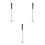 3Pièces Rouleau Installation Isolation Auto Bois Métal 10