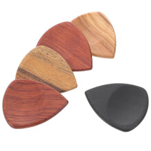 10Pcs Assorted Color Wooden Guitar Picks Finger Thumb Picks for Guitar