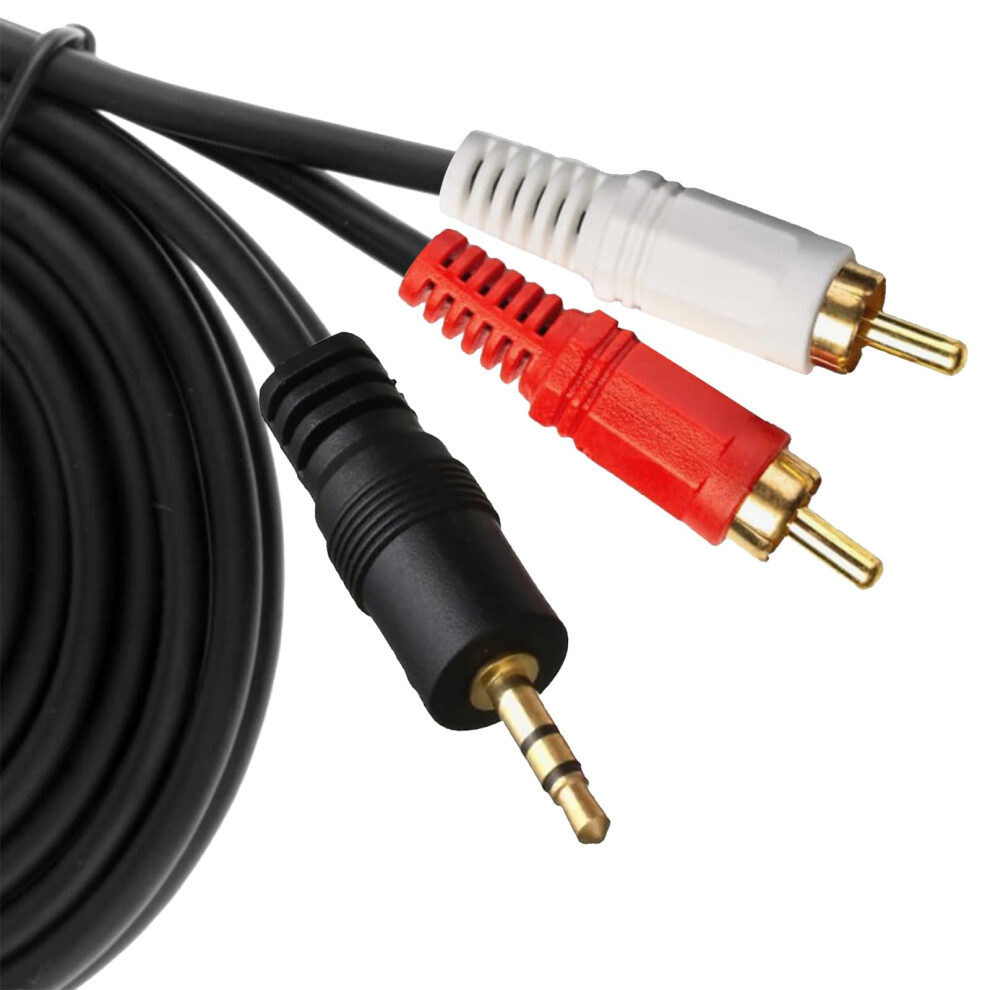 1 Pcs 1.5M Rca To 3.5Mm Aux Cable - Phono To 3.5Mm 15764263