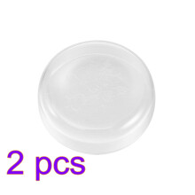 2Pcs Transparent Shrimp Food Dishes Durable Feeder Bowls for Pets