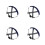 4Pcs Breathable Plastic Hard Hat Accessory with Universal Fit 9