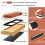 SHAN ZU Japanese Whetstone 1000/6000 Grit Sharpening Stone Bamboo Base 3