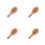 4Pcs Solid Wood Steamed Bun Mold Tool Light Brown for Kitchen Baking 8