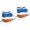 4Pcs Swimming Float Kickboard Brown Blue Eva Foam Beginner Swim Aid 4