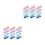 24Pcs Portable Sliding Retractable Pencil Erasers Soft Tpe ABS Office 9