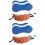 4Pcs Swimming Float Kickboard Brown Blue Eva Foam Beginner Swim Aid 5