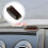 1Pc Practical Car Alarm Lamp Black Plastic Solar Energy-Saving Light 10