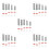25Pcs Physics Education Spring Kit Durable Hooke's Law Set 4