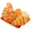 14Pcs PU Simulation Bread Props Light Yellow Realistic Fake Bread Set 2