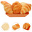 14Pcs PU Simulation Bread Props Light Yellow Realistic Fake Bread Set 7