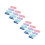 24Pcs Portable Sliding Retractable Pencil Erasers Soft Tpe ABS Office 10