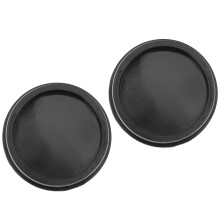 4Pcs Simple Black Silicone Ethereal Drum Sound Covers for Tongue Drum