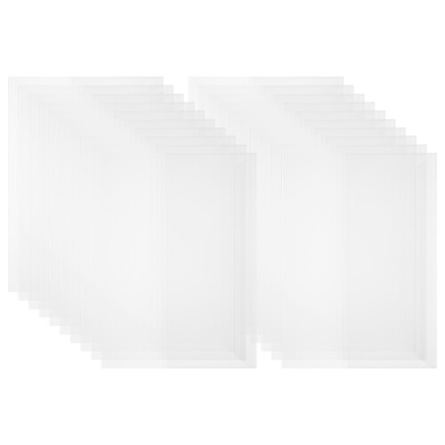 60Pcs Clear Waterproof Book Covers for Office & School Use