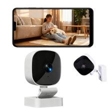senri Indoor Security WiFi Camera 1080P HD, CCTV Camera for Home/Baby/Pet, Baby Monitor with Night Vision, 2-Way Audio, Motion Detection, APP Control
