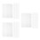 60Pcs Clear Waterproof Book Covers for Office & School Use 8