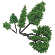 2Sets Miniatuur Van Plastic Met Flexibele DIY Groen Voor Diorama