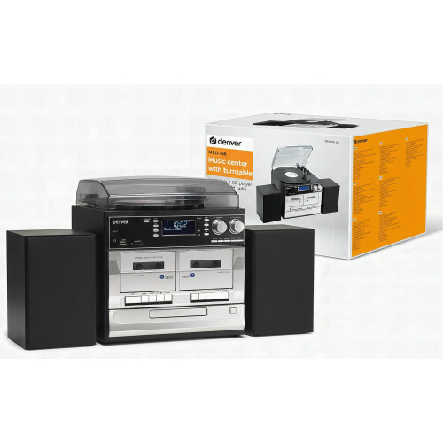 Denver Denver DAB/DAB+ Record Player Turntable, Cassette