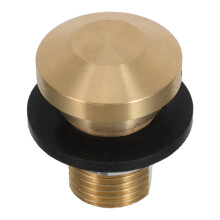 Copper Threaded Urinal Flush Nozzle Durable Restroom Fixture Part