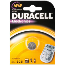Duracell 1616 non-rechargeable battery – Batteries (Lithium, Button/coin, CR1616, Stainless Steel)